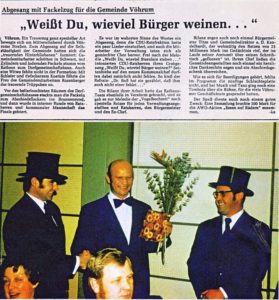 Artikel aus der PAZ, Ende der Gemeinde Vöhrum paz_artikel_k